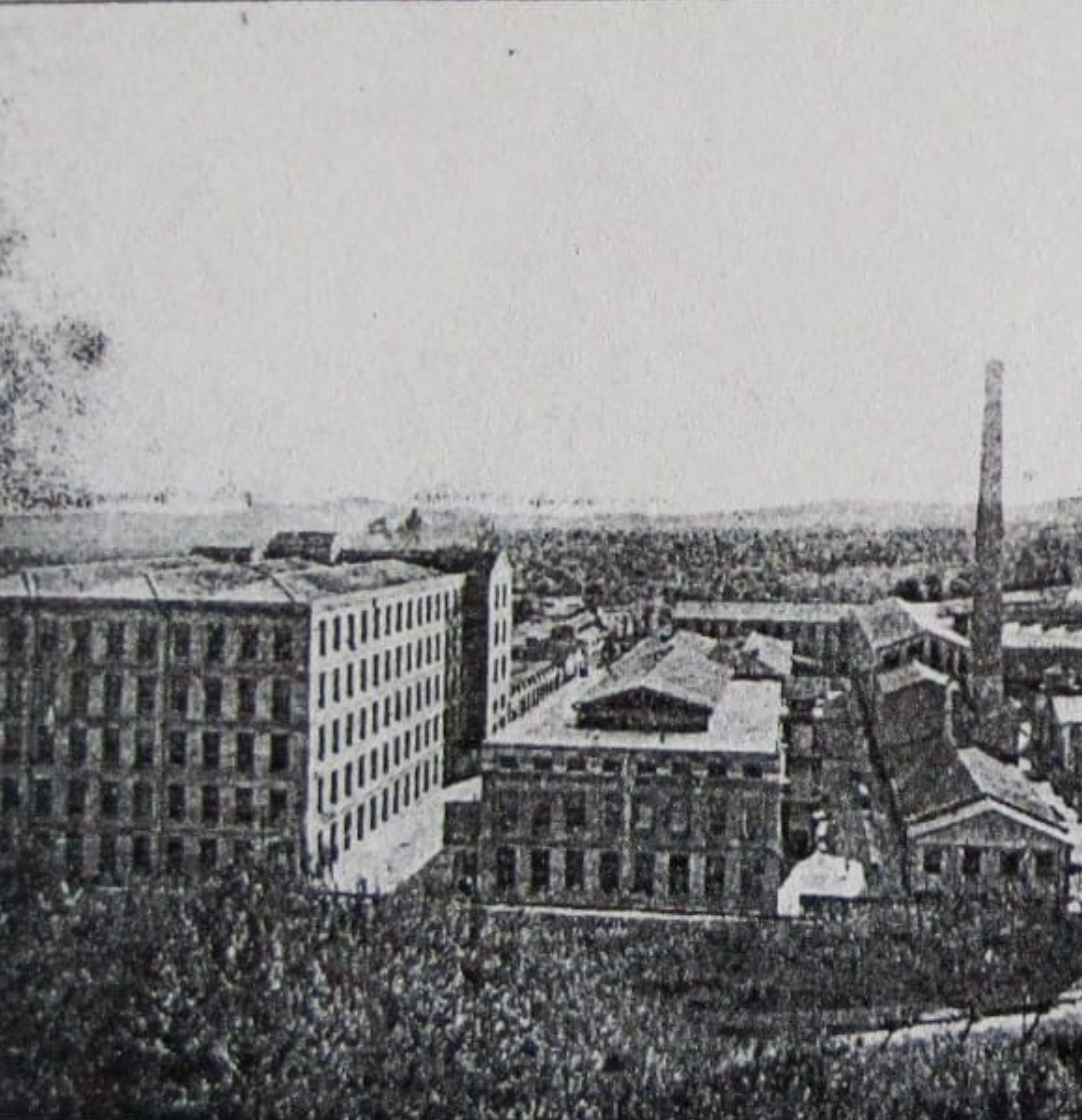 Historic view of Colonia Güell